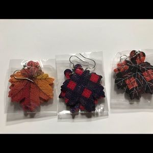 Super cute fall earrings